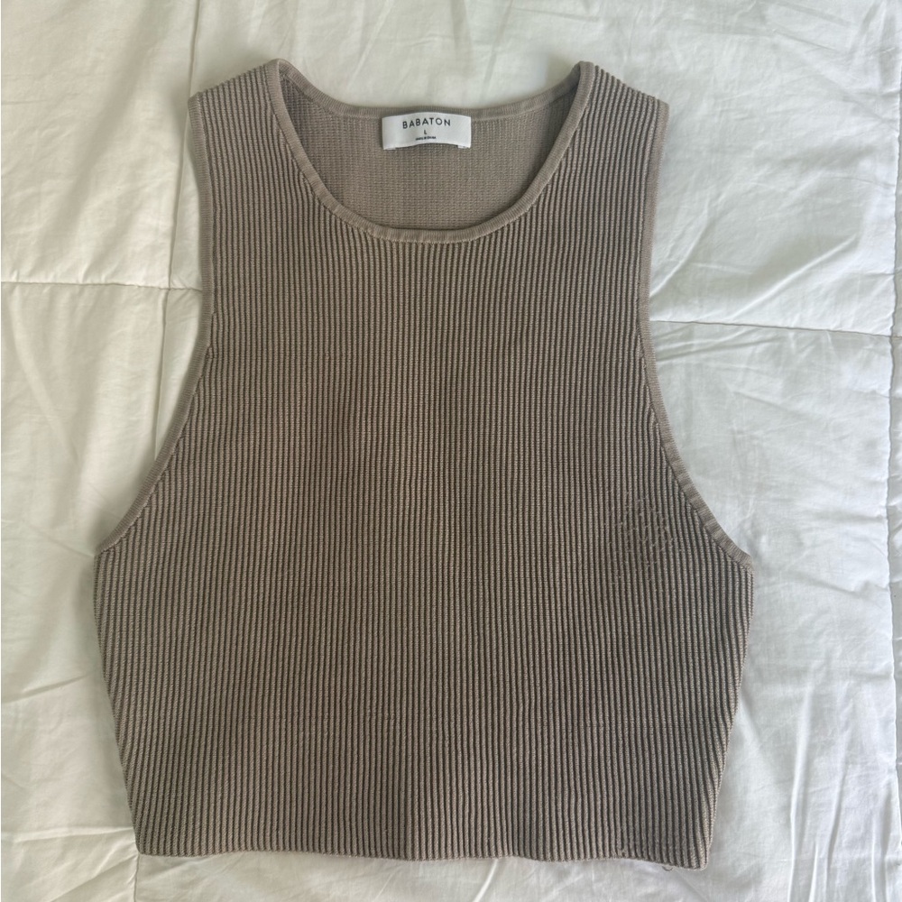 Aritzia Babaton Sculpt Knit Racerback Tank